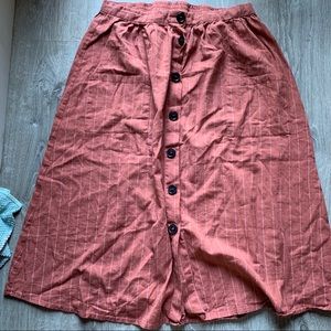 Button Up Skirt